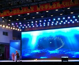 LED玻璃屏供应商鑫明博客户案例舞台租赁屏案例